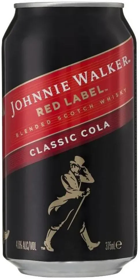Red Label Cola Buy Johnnie Walker Red Label & Cola 4.6% Can 10 Pack 375ml Online at ...