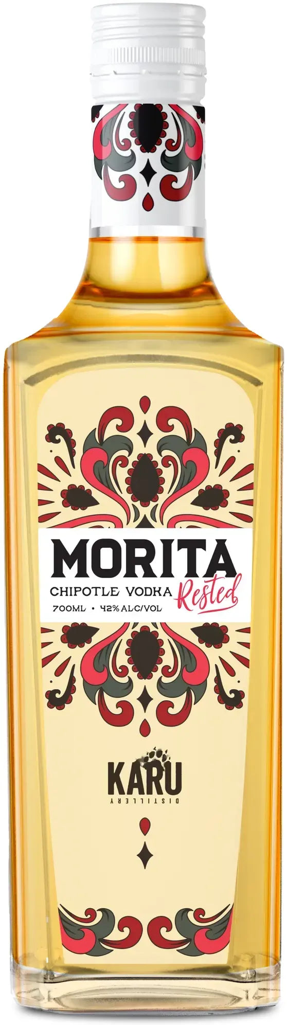 Buy Karu Distillery Rested Morita Chipotle Vodka 700ml Online at Bottle Stop