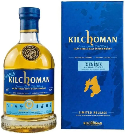 Buy Kilchoman Genesis Harvest S2 Single Malt Scotch Whisky 700ml Online at Bottle Stop