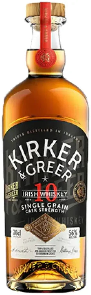 Buy Kirker & Greer 10 Year Old Cask Strength Irish Whiskey 700ml Online at Bottle Stop