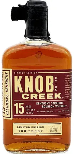 Buy Knob Creek 15 Year Old Kentucky Straight Bourbon 750ml Online at Bottle Stop