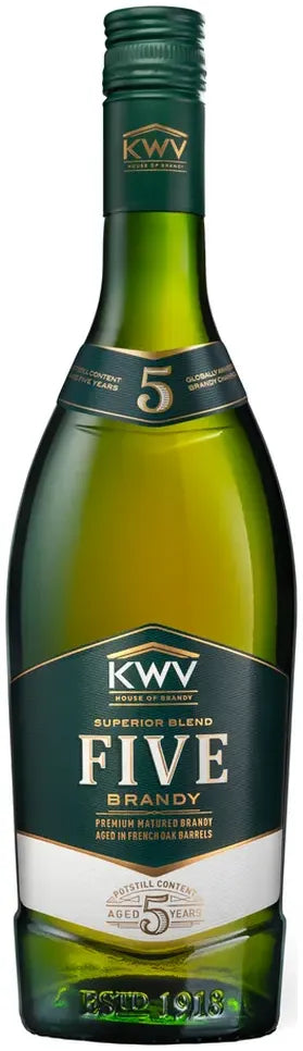 Buy KWV 5 Year Old Brandy 750ml Online at Bottle Stop