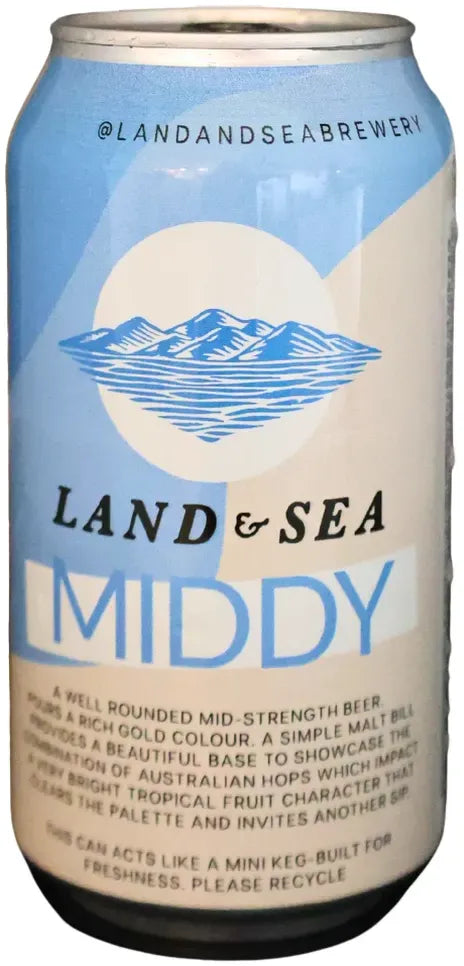 Buy Land & Sea The Middy Beer 375ml Online at Bottle Stop