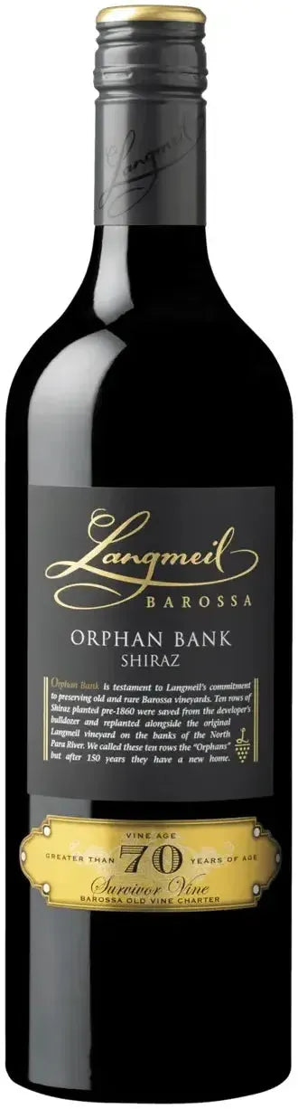 Buy Langmeil Orphan Bank Shiraz 750ml Online at Bottle Stop