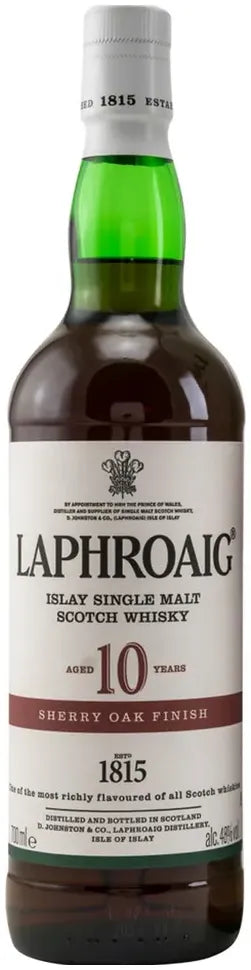 Buy Laphroaig 10 Year Old Sherry Cask Single Malt Whisky 700ml Online at Bottle Stop