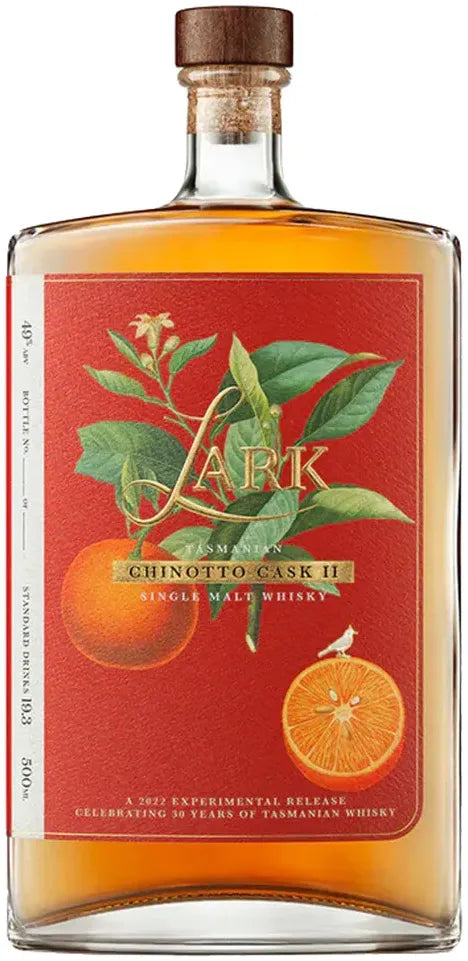 Buy Lark Distillery Chinotto Cask Release II 500ml Online at Bottle Stop