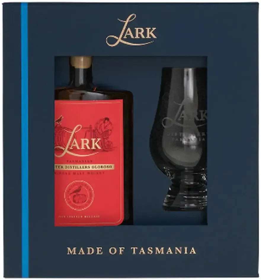 Buy Lark Distillery Master Distillers Oloroso 100ml + Whisky Glass Gift Pack 100ml Online at Bottle Stop