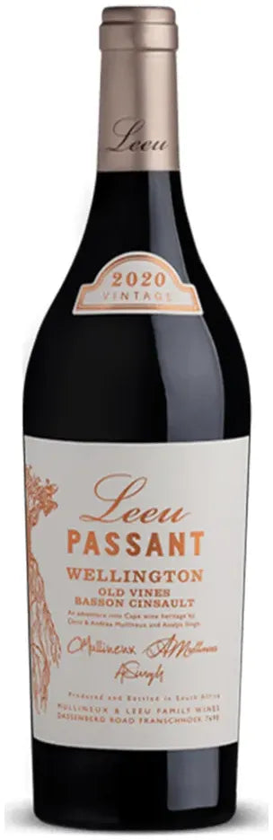 Buy Leeu Passant Wellington Old Vines Basson Cinsault 2020 750ml Online at Bottle Stop