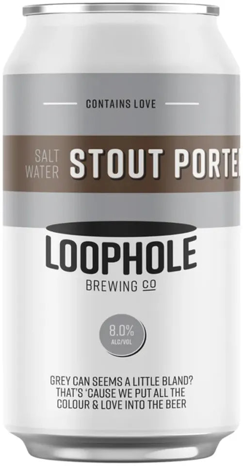 Loophole Saltwater Stout Porter 375ml Loophole Saltwater Stout Porter 375ml