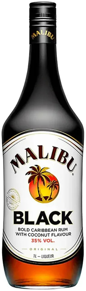 Buy Malibu Black Liqueur 1L Online at Bottle Stop