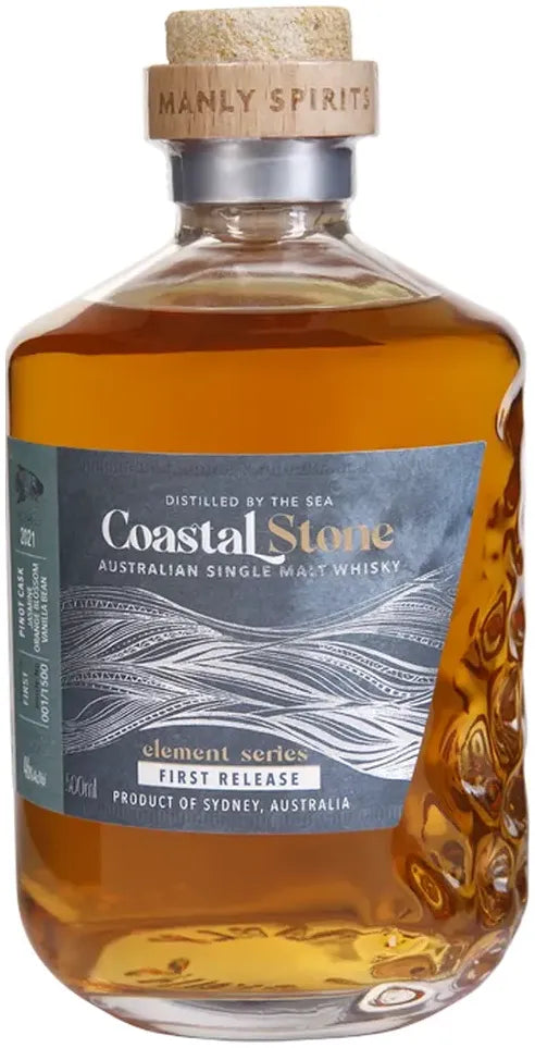Buy Manly Spirits Co Distillery Coastal Stone Bourbon Cask Whisky 500ml Online at Bottle Stop