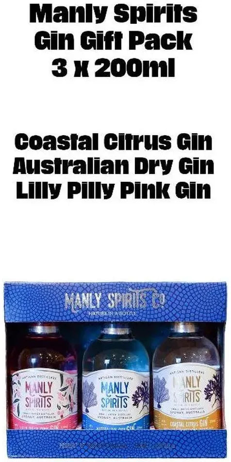 Buy Manly Spirits Co Distillery Gin Gift Pack 200ml Online at Bottle Stop