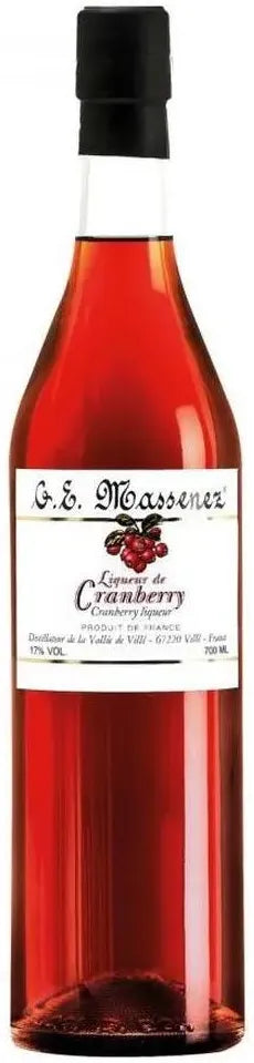 Buy Massenez Cranberry Liqueur 700ml Online at Bottle Stop