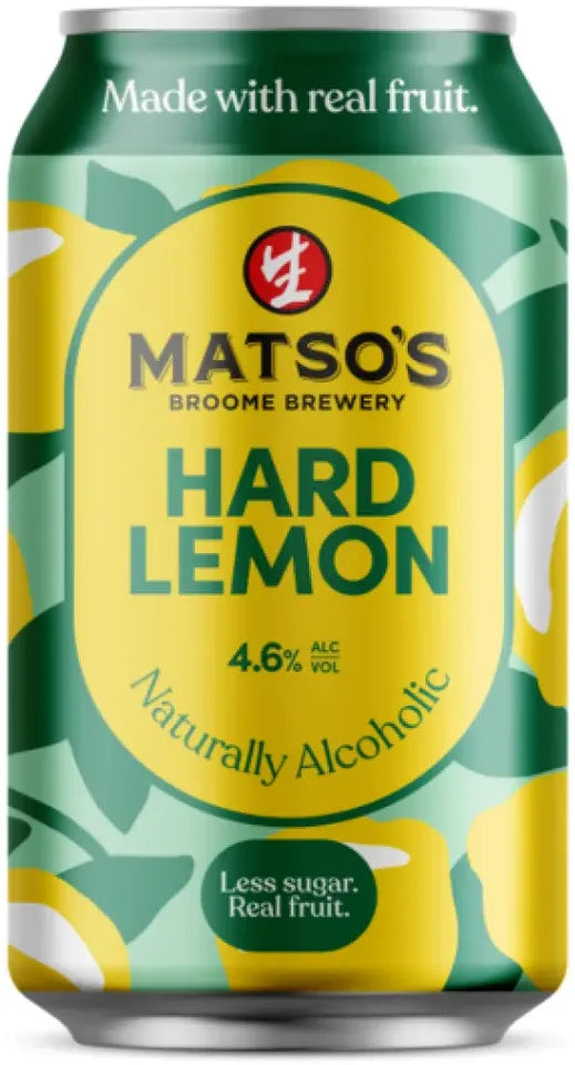Buy Matso's Broome Brewery Hard Lemon Bottles 330ml Online at Bottle Stop