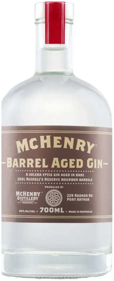 Buy McHenry Distillery Barrel Aged Gin 700ml Online at Bottle Stop