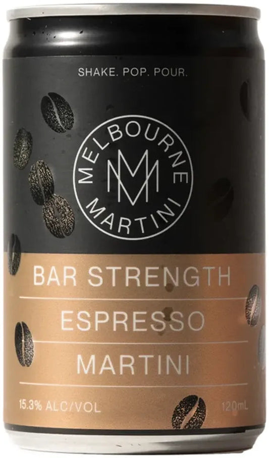 Buy Melbourne Martini Bar Strength Espresso Martini 120ml Online at Bottle Stop