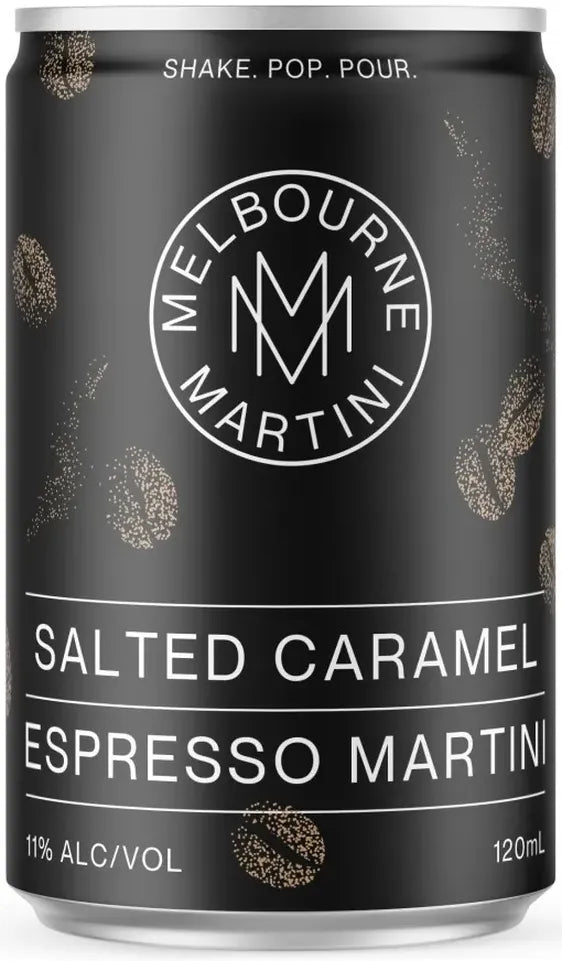 Buy Melbourne Martini Salted Caramel Espresso Can 120ml Online at Bottle Stop
