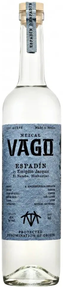 Buy Mezcal Vago Mezcal Espadin Mezcal Jarquin 700ml Online at Bottle Stop