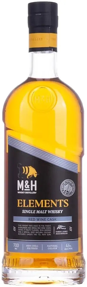 Buy Milk & Honey Elements Red Wine Cask Israeli Single Malt Whisky 700ml Online at Bottle Stop
