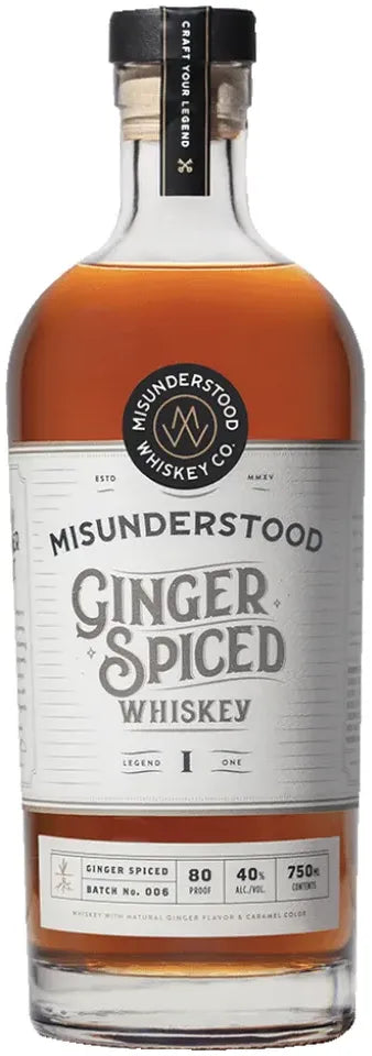 Buy Misunderstood Ginger Spiced Whiskey 750ml Online at Bottle Stop