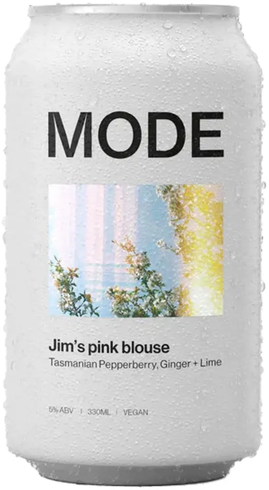 Buy Mode Jim's Pink Blouse - Tasmanian Pepperberry, Ginger 330ml Online at Bottle Stop