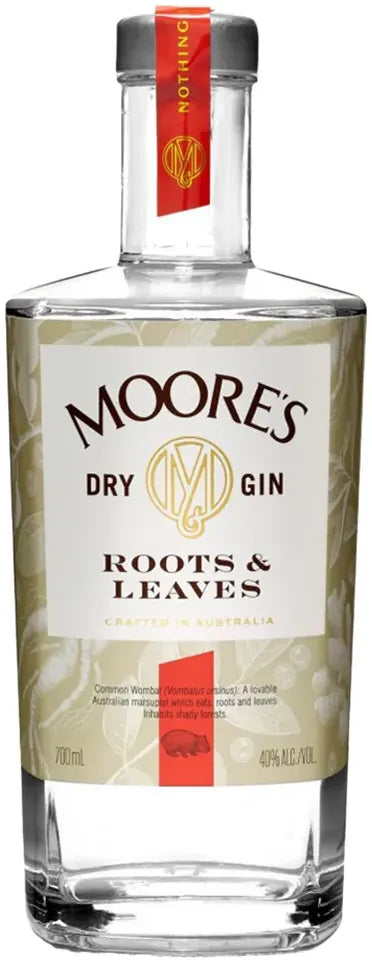 Buy Moore's Gin Roots & Leaves Gin 700ml Online at Bottle Stop
