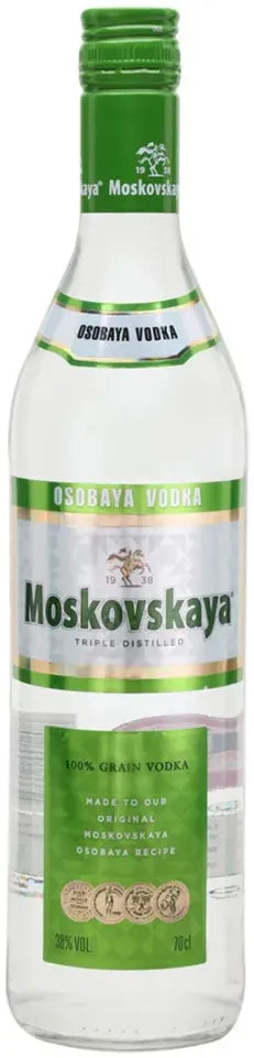 Buy Moskovskaya Vodka 700ml Online at Bottle Stop