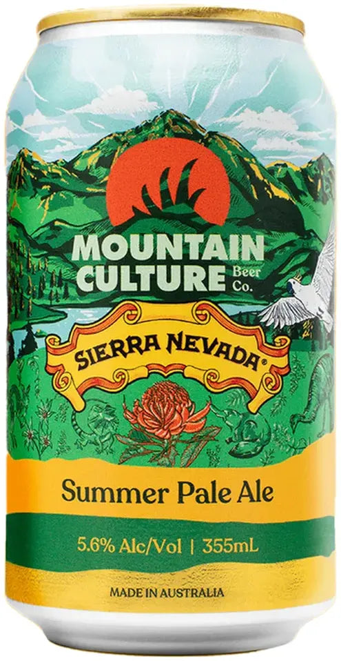 Buy Mountain Culture Summer Pale Ale Collab With Sierra Nevada 355ml Online at Bottle Stop