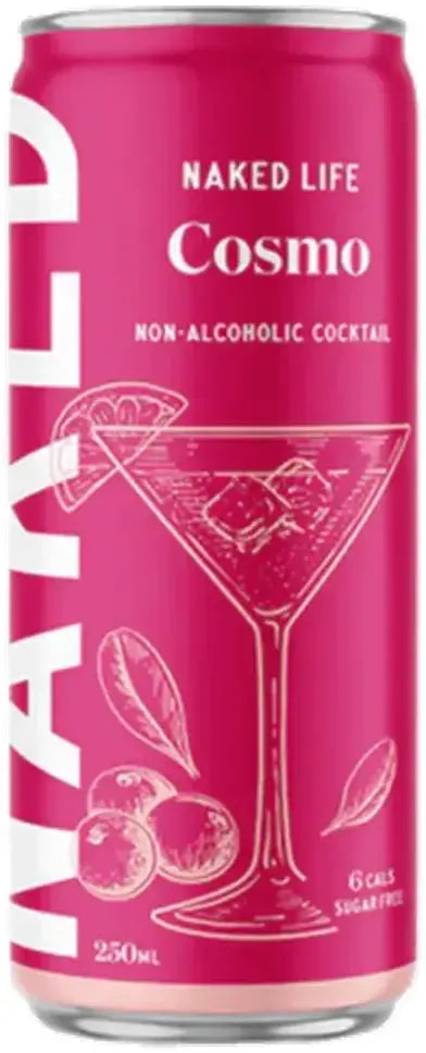Buy Naked Life Non Alcoholic Cocktail Cosmo 250ml Online at Bottle Stop