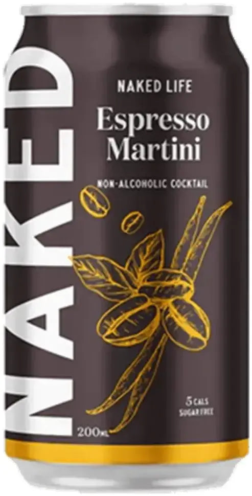 Buy Naked Life Non Alcoholic Cocktail Espresso Martini 200ml Online at Bottle Stop