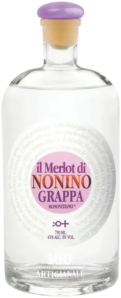 Buy Nonino Merlot Grappa 700ml Online at Bottle Stop
