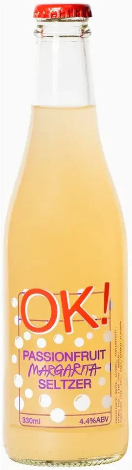 Buy Ok! Passionfruit Margarita Seltzer 330ml Online at Bottle Stop