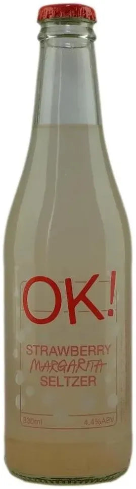 Buy Ok! Strawberry Margarita Seltzer 330ml Online at Bottle Stop