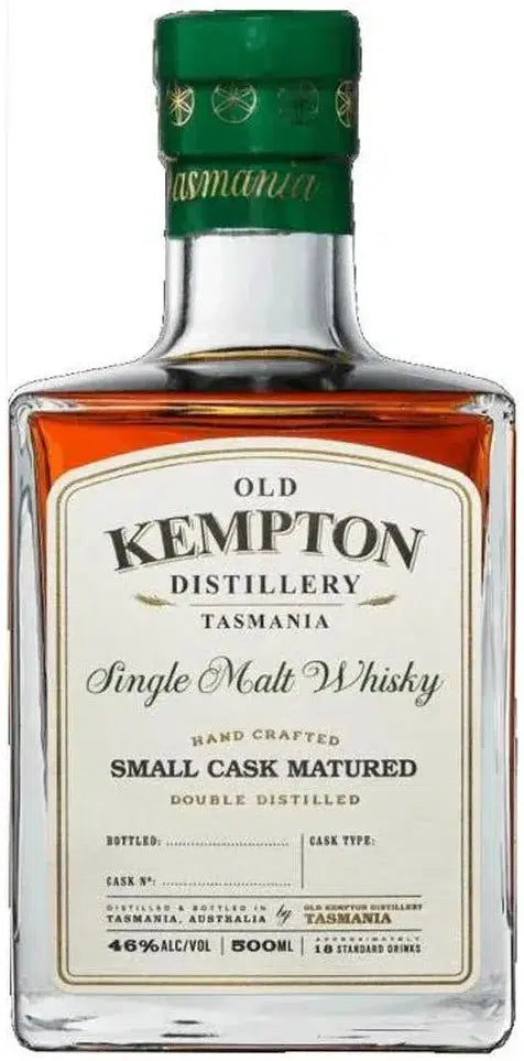 Buy Old Kempton Distillery Tasmanian Pinot Small Cask Matured Whisky 500ml Online at Bottle Stop