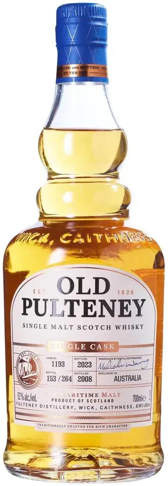 Buy Old Pulteney 15 Year Old Single Cask 1193 Single Malt Whisky 700ml Online at Bottle Stop