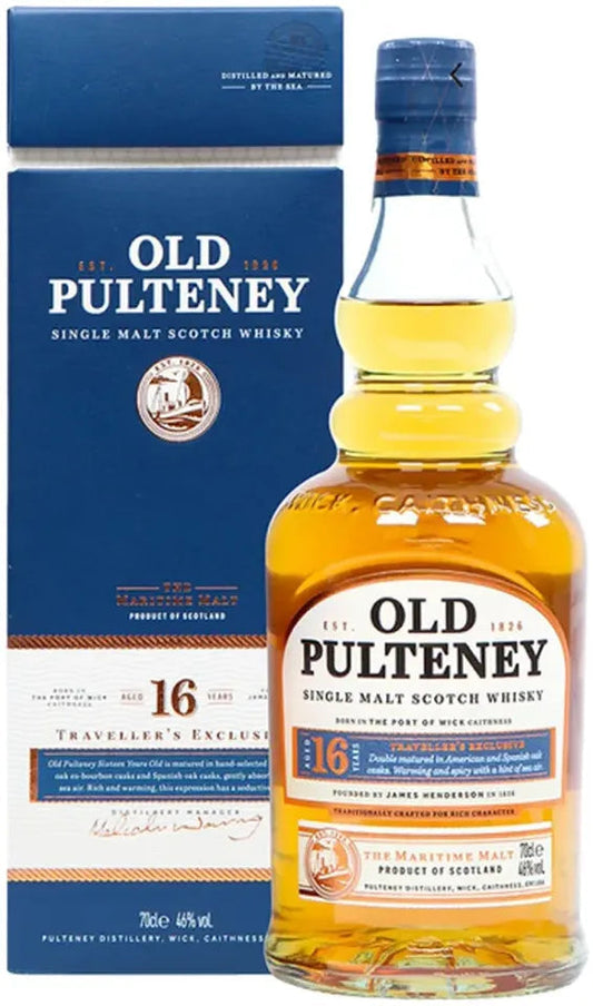 Buy Old Pulteney 16 Year Old Single Malt Scotch Whisky 700ml Online at Bottle Stop