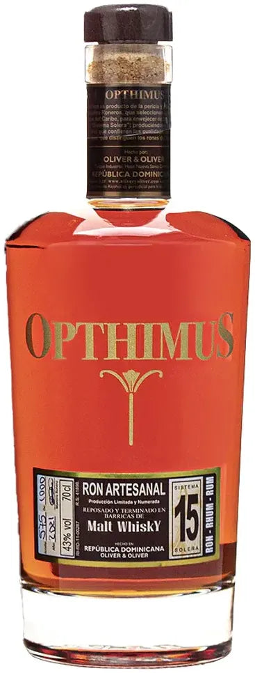 Buy Opthimus 15 Year Old Dominican Rum 700ml Online at Bottle Stop