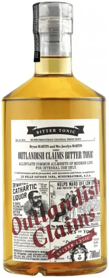 Buy Outlandish Claims Bitter Tonic White Vermouth 700ml online-Spirits-Outlandish Claims store-[Alcohol Delivery]-[Bottleshop_near_me]-[liquor_marketplace]-Bottle_Stop-formerly_boozebud