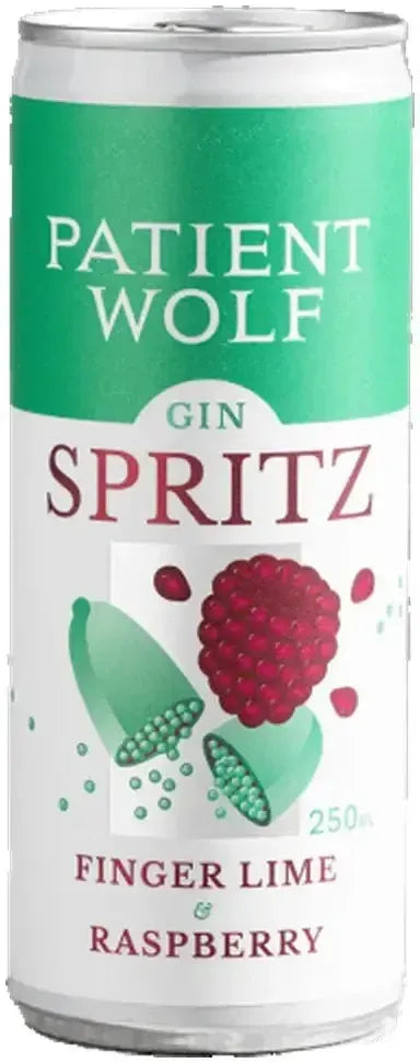 Buy Patient Wolf Gin Spritz Fingerlime & Raspberry 250ml Online at Bottle Stop