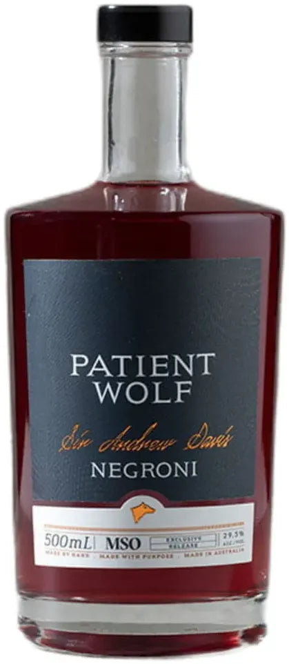 Buy Patient Wolf Sir Andrew Davis Negroni 500ml Online at Bottle Stop
