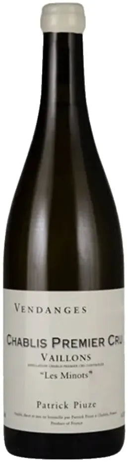 Buy Patrick Piuze Vaillons Les Minots 1Er Cru Chablis 750ml Online at Bottle Stop