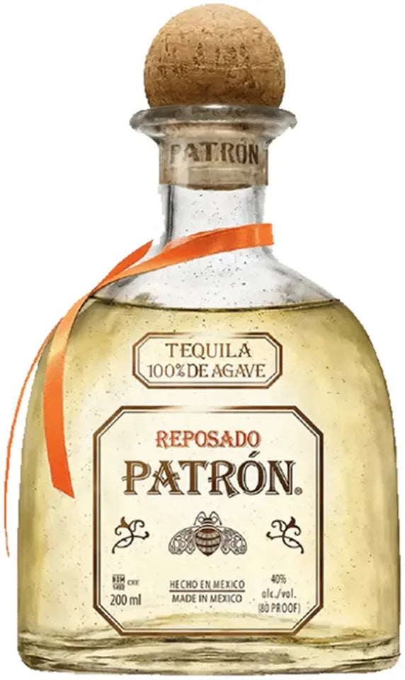 Buy Patron Reposado Tequila 200ml Online at Bottle Stop