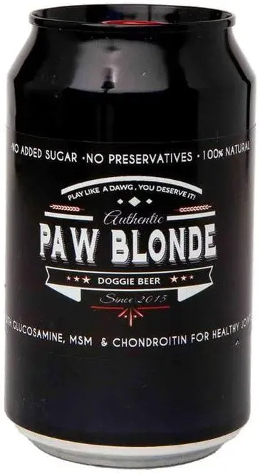 Buy Paw Blonde Doggie Beer Can 330ml Online at Bottle Stop