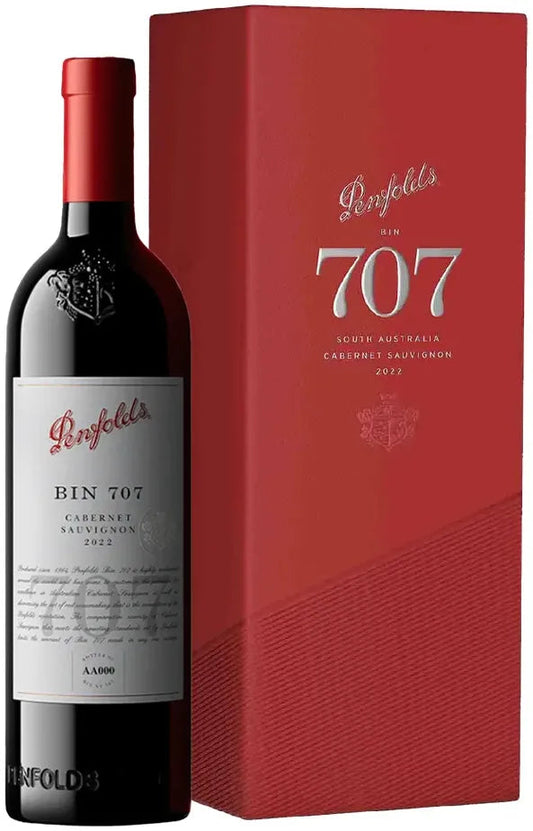 Buy Penfolds Bin 707 Cabernet Sauvignon 2022 Gift Box 750ml Online at Bottle Stop