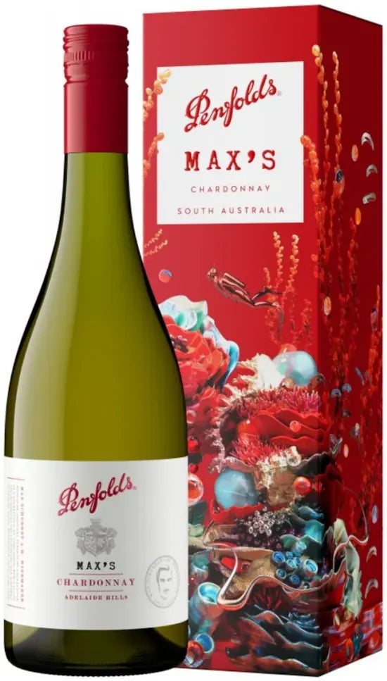 Buy Penfolds Max's Chardonnay 2021 Giftbox 750ml Online at Bottle Stop