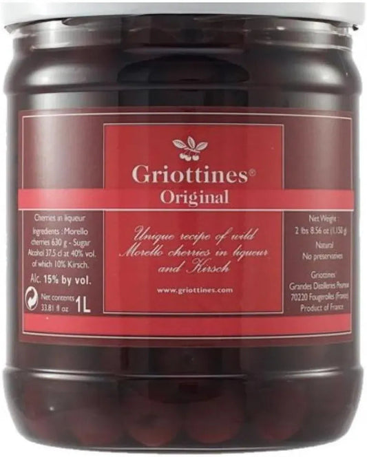 Buy Peureux Griottines In Kirsch Sour Cherries 1L Online at Bottle Stop