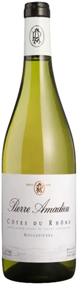 Buy Pierre Amadieu Cotes-du-Rhone Roulepierre Blanc 750ml Online at Bottle Stop