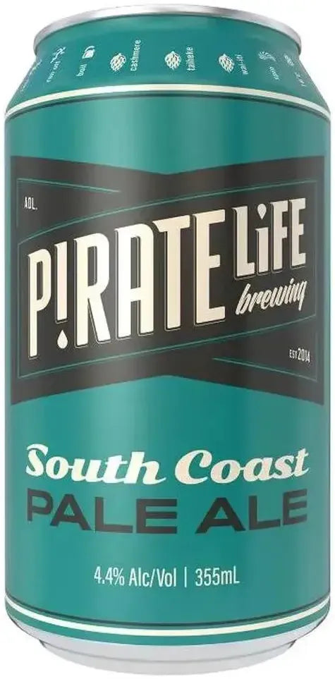 Pirate Life Brewing South Coast Pale Ale 355ml Pirate Life Brewing South Coast Pale Ale 355ml