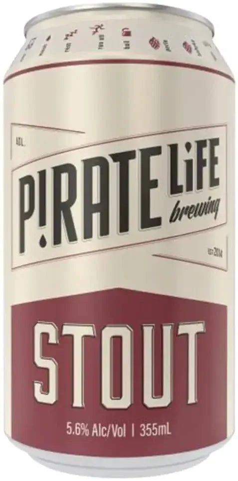 Pirate Life Brewing Stout 355ml 
