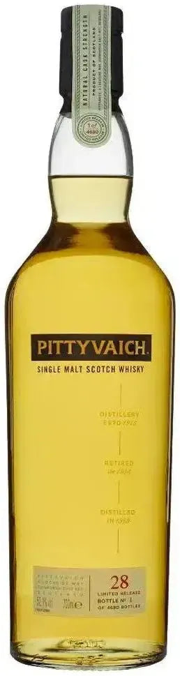 Buy Pittyvaich 28 Year Old 700ml Online at Bottle Stop